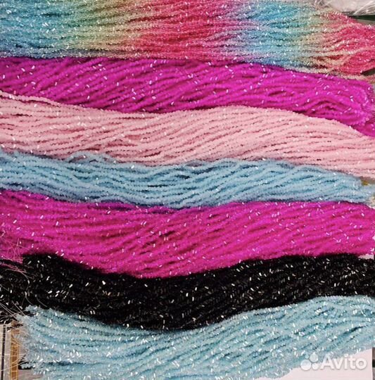 Акриловые бусины 500гр 10мм 8мм