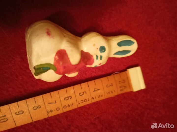 Ёлочная игрушка заяц,пенопласт