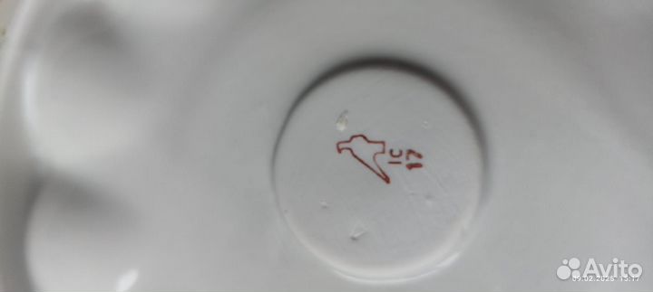 Блюдо тарелка для яиц Дулево