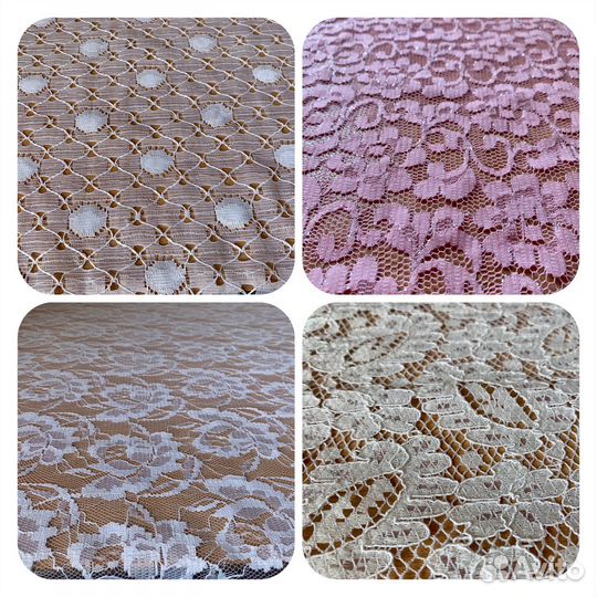 Ткань СССР гипюр