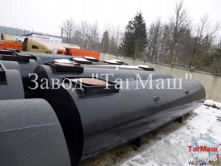 Резервуары, емкости подземные 75 м3
