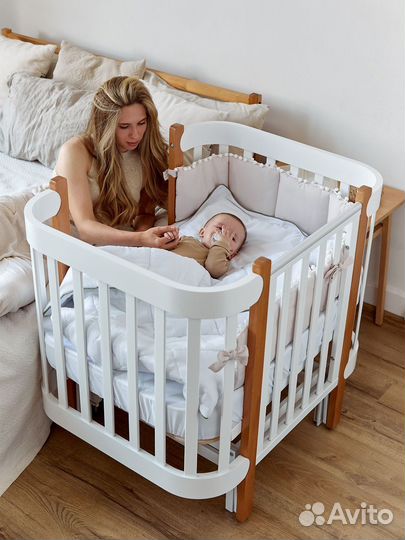 Кроватка-трансформер Happy Baby Mommy Lux