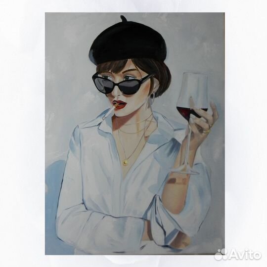 Картина маслом на холсте 