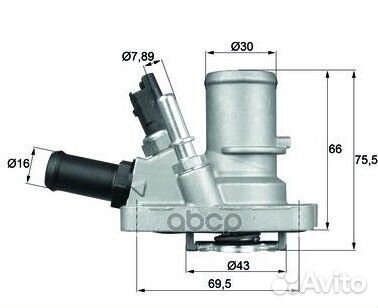 Термостат интегрированный TI14488 Mahle/Knecht