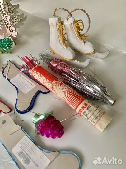 Новый год из СССР. Елочные украшения советские