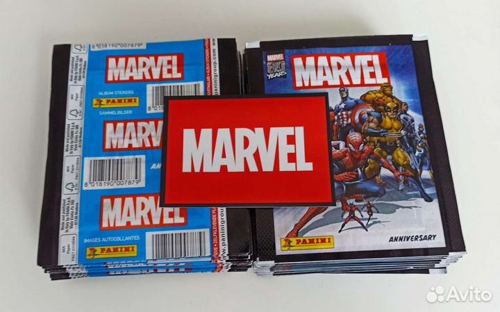Panini marvel 80 лет - Блистеры и наклейки