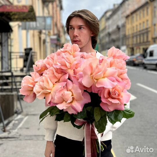 Французские розы с доставкой