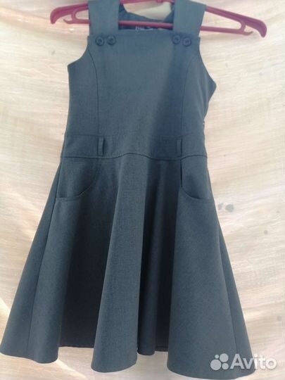 Школьная форма для девочки 128 134 серая