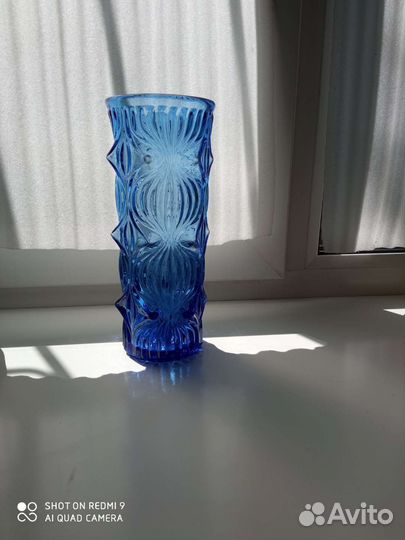 Ваза для цветов стекло СССР
