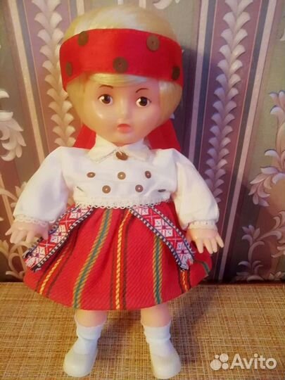 Кукла СССР паричковая сувенирная