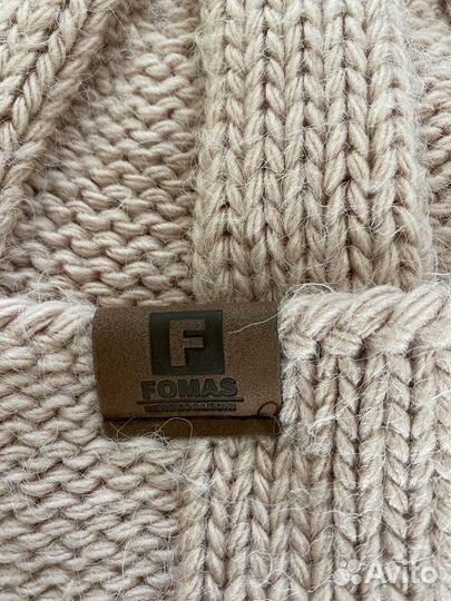 Комплект шапка и снуд женский