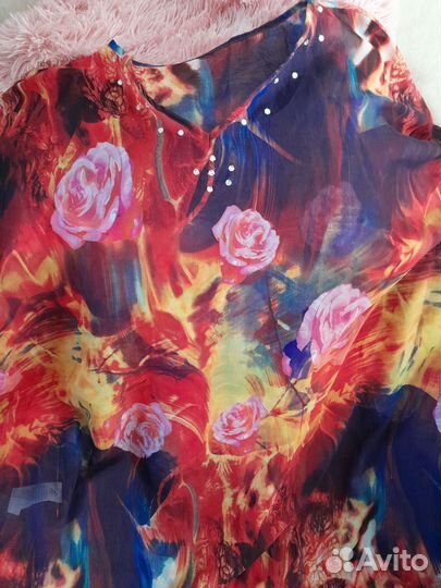 Платье туника пляжное на размер 52-54