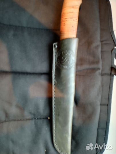 Нож охотничий ручной работы (ручная ковка)