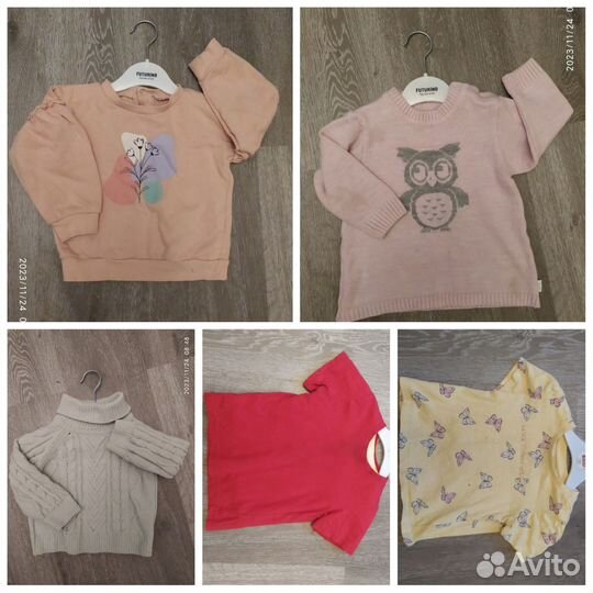 Пакет вещей для девочки 86-92