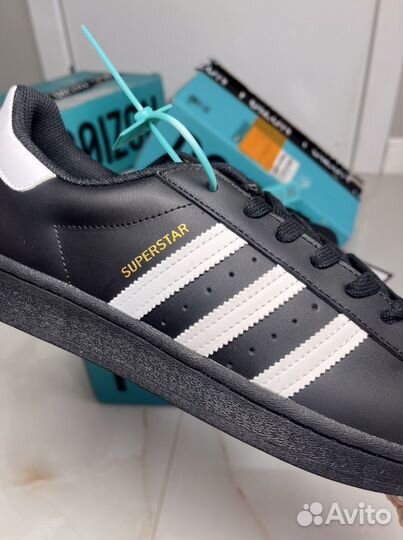 Adidas Superstar черные Оригинал