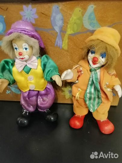 Клоуны, кошечки фигурки