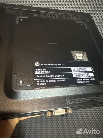 Hp 160 g4 cel5205U 8/256gb w/b