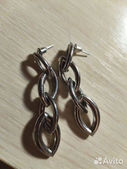 Бижутерия длинные серьги