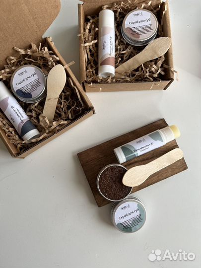 Набор бальзам для губ+ скраб для губ