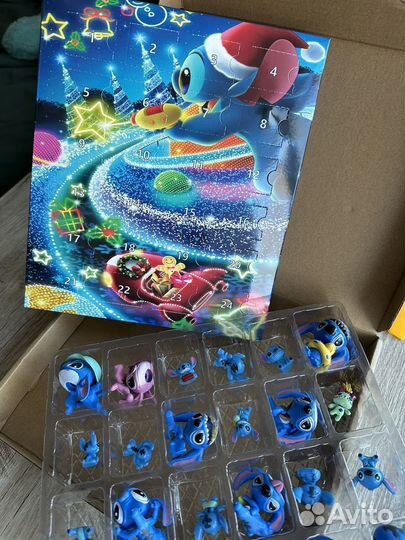 Стич новогодний Адвент календарь