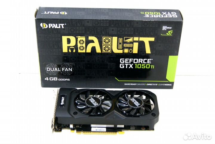 Видеокарта Palit GeForce GTX 1050 Ti Dual 4GB