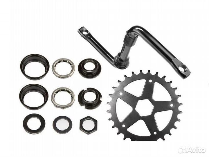 Шатун Вело Стелс детский односостав. 114мм