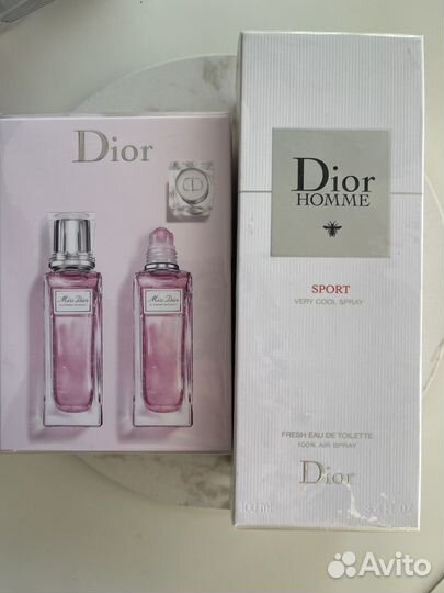 Туалетная вода Dior Homme sport. Miss Dior