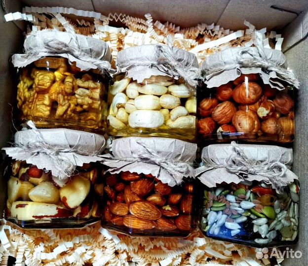 Корпоративные подарки Мед с орехами