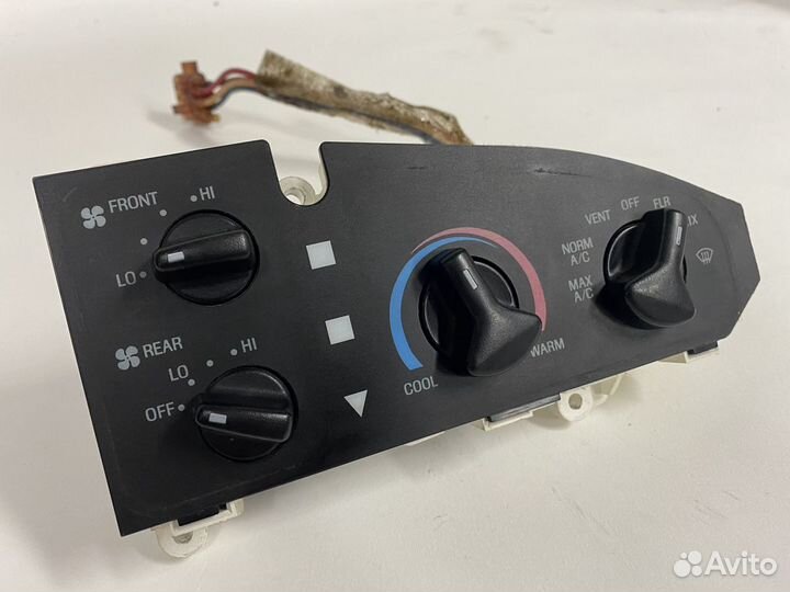 Двузонный блок управления печкой на Ford Econoline