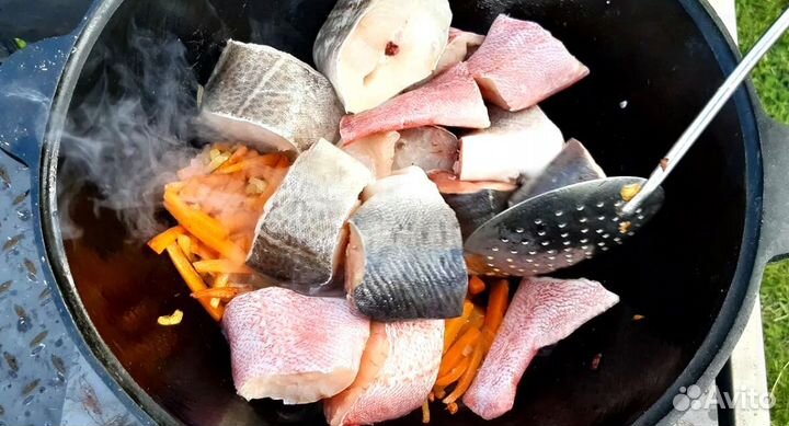 Казан чугунный с крышкой