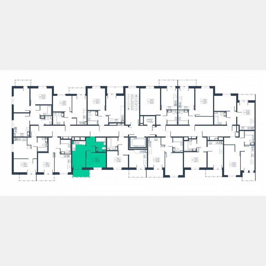 1-к. квартира, 30 м², 4/8 эт.