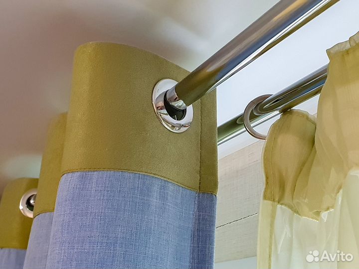 Гардина и портьеры в комплекте