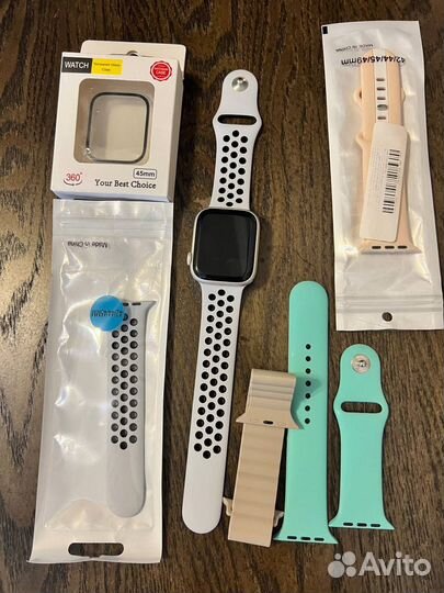 Часы apple watch 7 45 mm nike