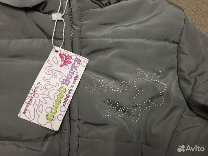 Пальто SweetBerry демисезонное д/девочки р.110
