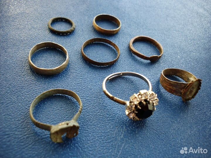 Кольца старинные и современные, цена за 1 шт