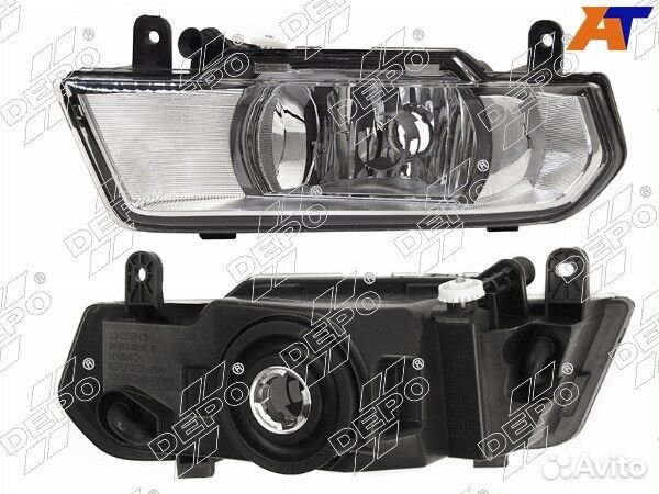 Фара противотуманная skoda yeti 09