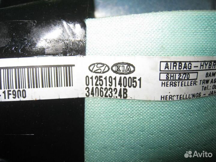 Подушка безопасности (шторка) левая KIA Sportage