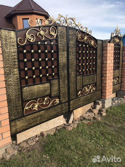Кованые ворота