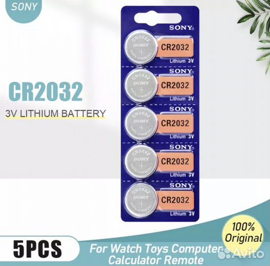 Батарейка CR2032 sony -5 шт