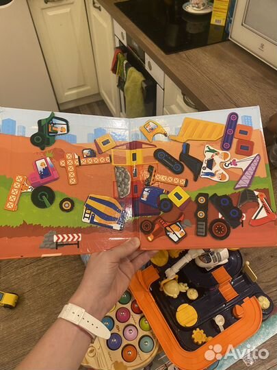 Магнитная игра стройка