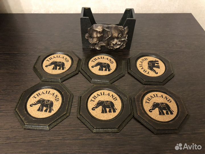 Деревянные подстаканники для бокалов и чашек