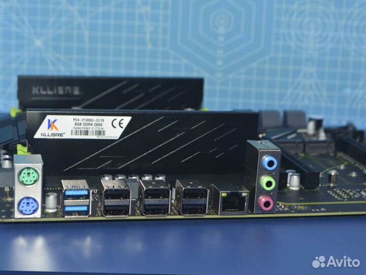 Материнка проц 10 ядер память 16 Гб