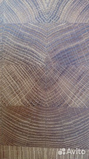 Массивная разделочная доска из торцевых спилов