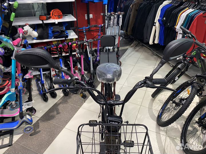 Электровелосипед E-alfa FAT brown