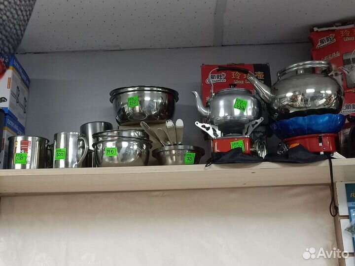 Нержавеющая посуда для охотника рыбака