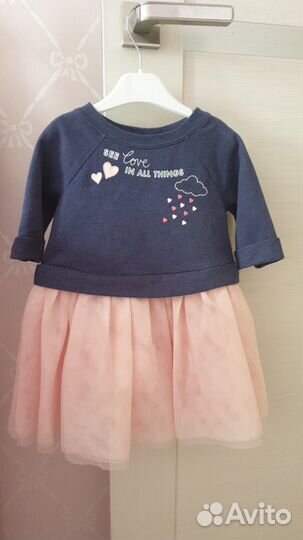 Платье для девочки 18-24 m