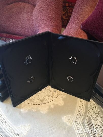 Футляр, коробка, бокс для DVD дисков(на 2,4,6 д)