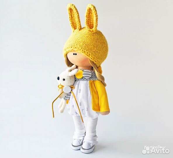 Кукла-зайчик символ 2023 года