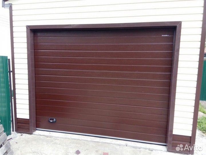 Ворота гаражные секционные автоматические