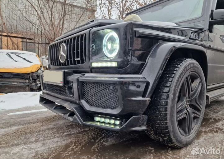 Сплиттер переднего бампера Mercedes G Class W463